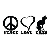 Peace Love Cats